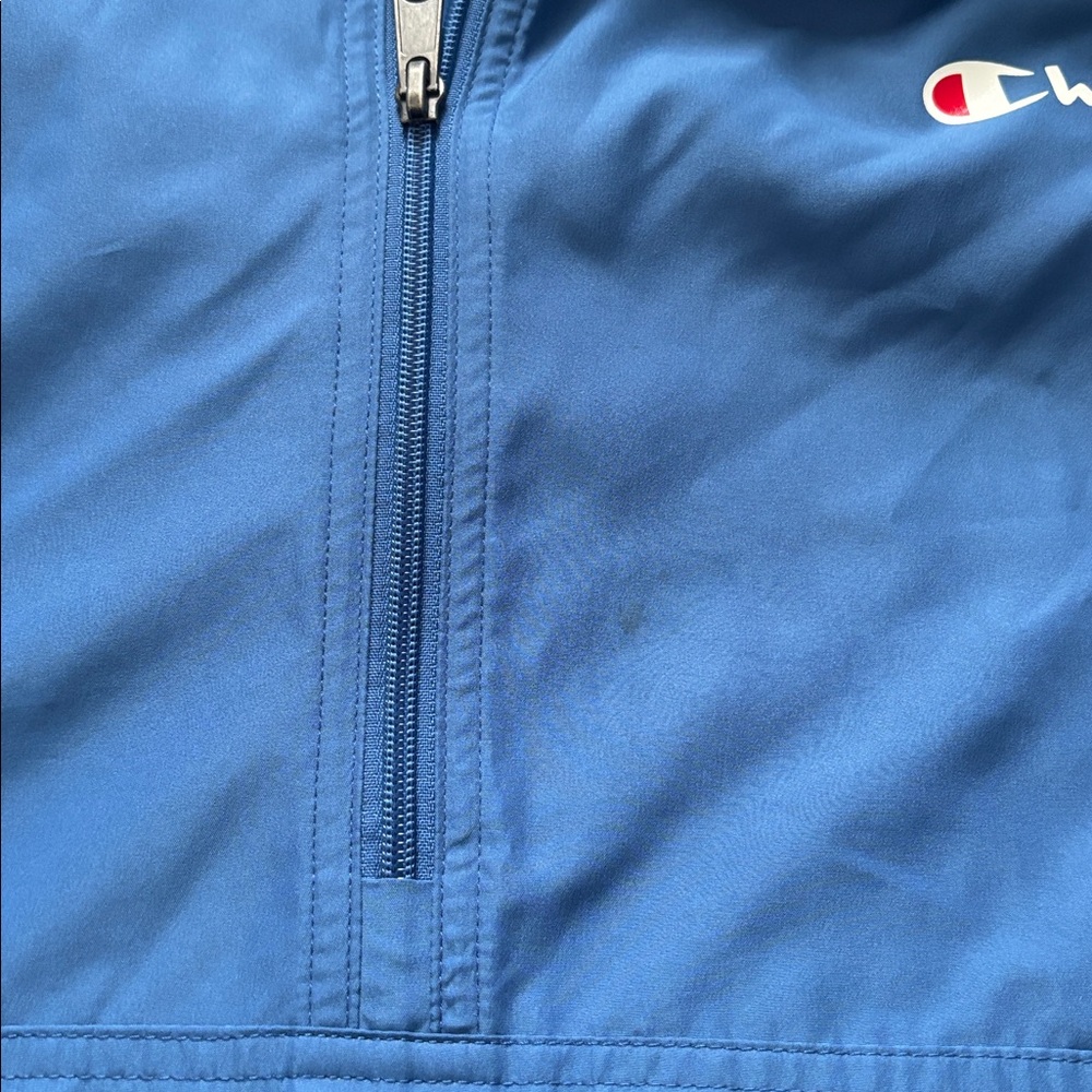 Champion Royal Blue Pullover Stadium Jacket Size 2XL - Picture 10 of 10